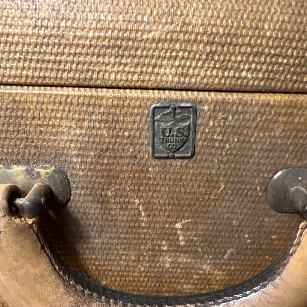 Antique US Trunk Company Suitcase