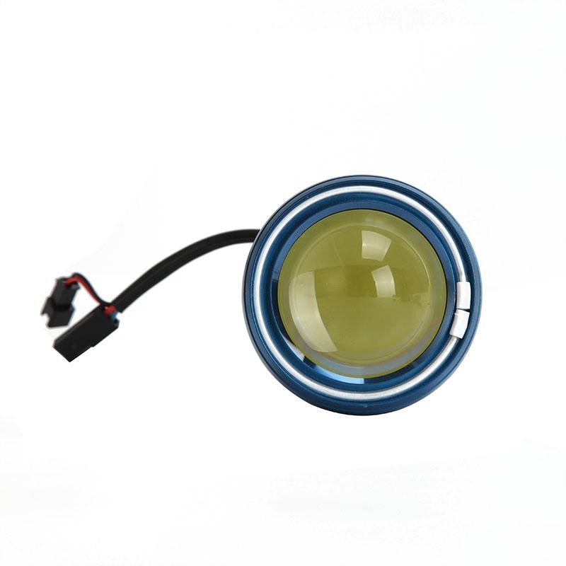 Motorcycle CCFL Angel Demon Light LED Projector Headlight Light Bulbs Kit