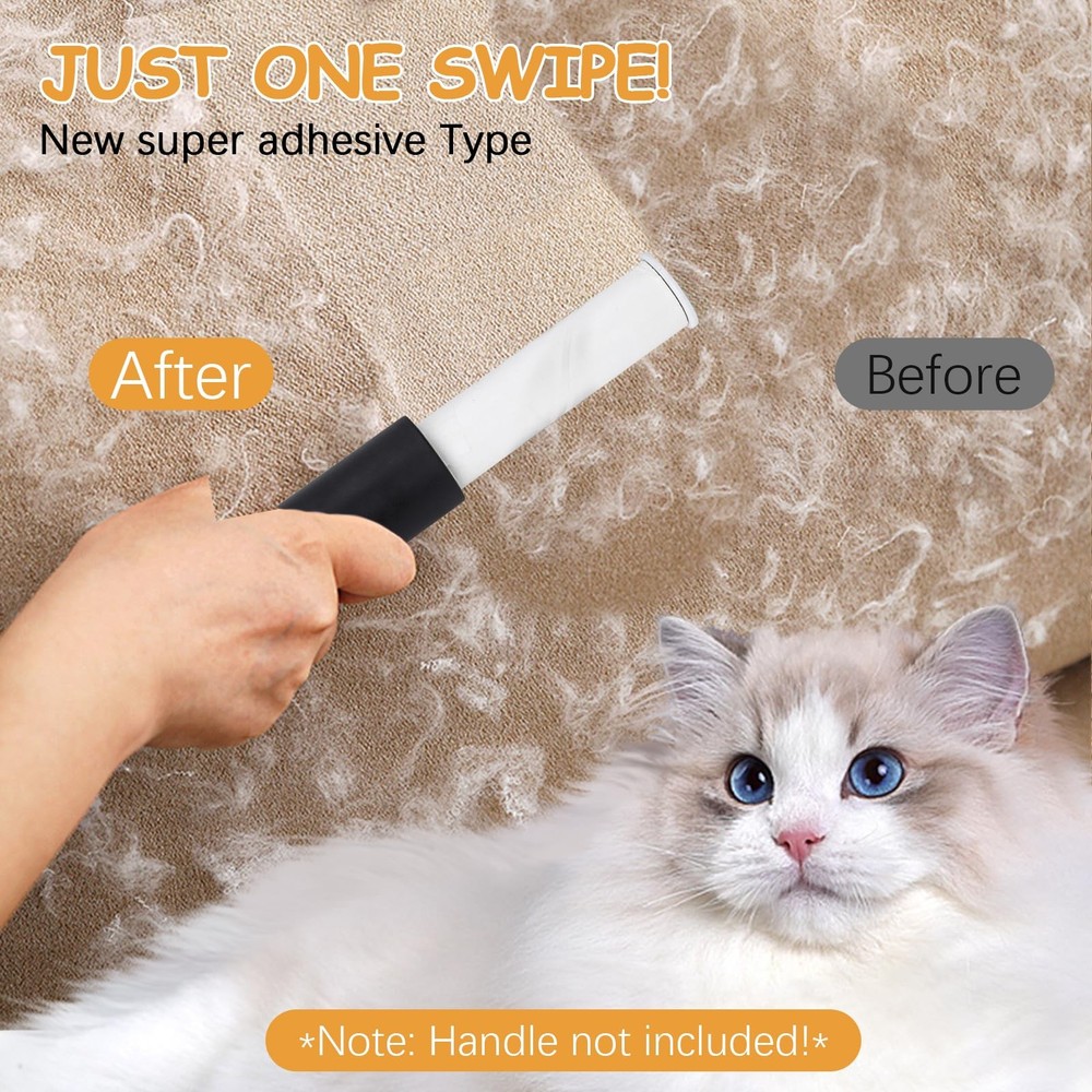 Lint Roller Refill Compatible with Flint,Extra Sticky Retractable Lint Refill...