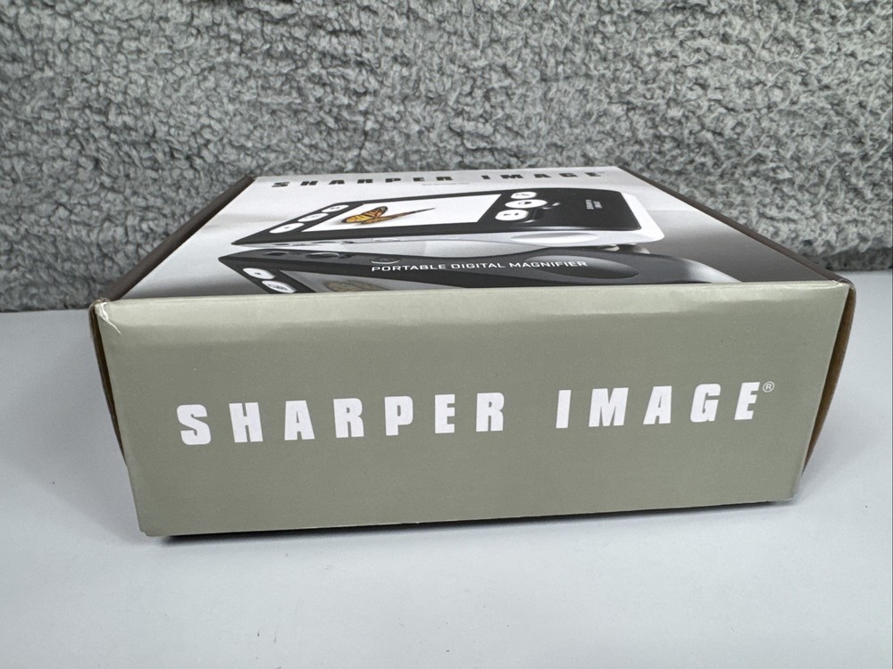 Sharper Image Portable Digital Magnifier Model 206312 Black/White