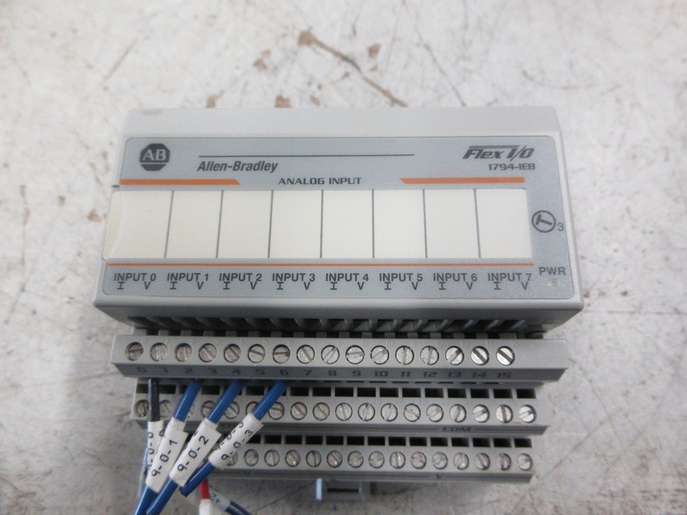 Allen-Bradley Flex I/O Analog Input Module 1794-IE8 Used