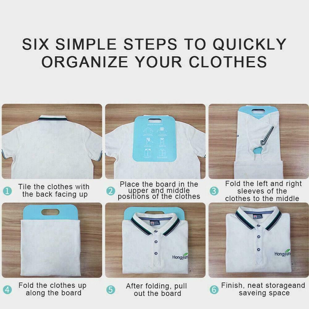 Household T-Shirt Folding Board Folder Clothes Fast Organizer Tool . Nice