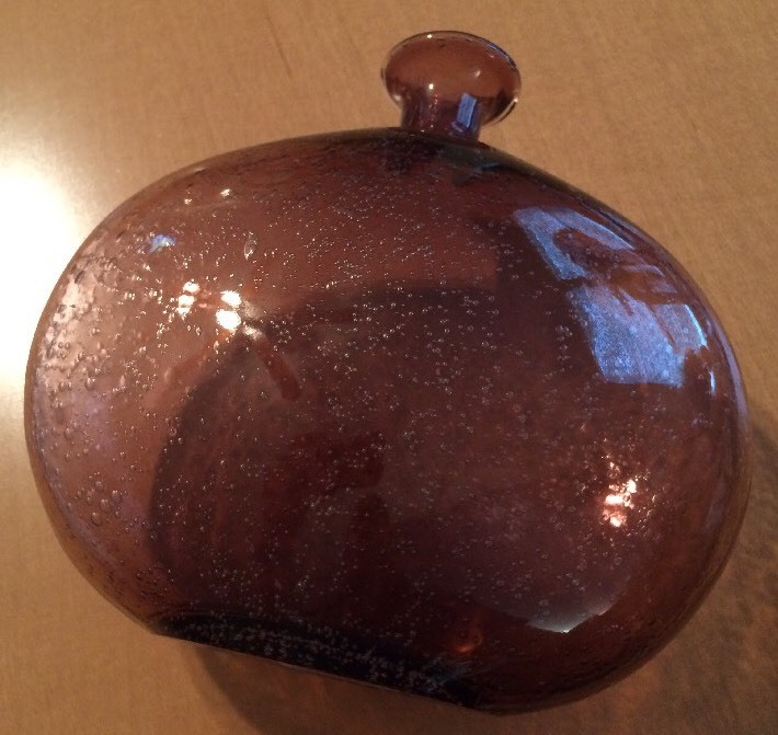 Yankee Candle Oval Shaped Purple Decorative Vase