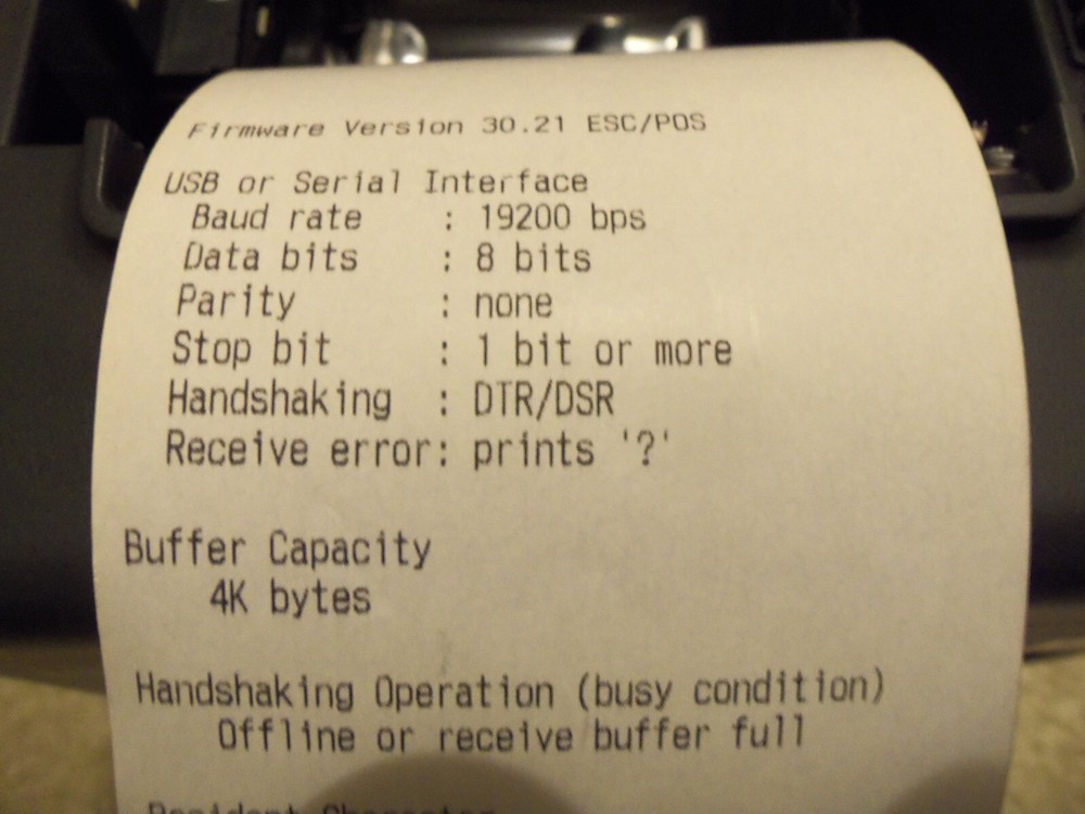 Epson M244A Ethernet LAN POS Receipt Printer TM-T88V