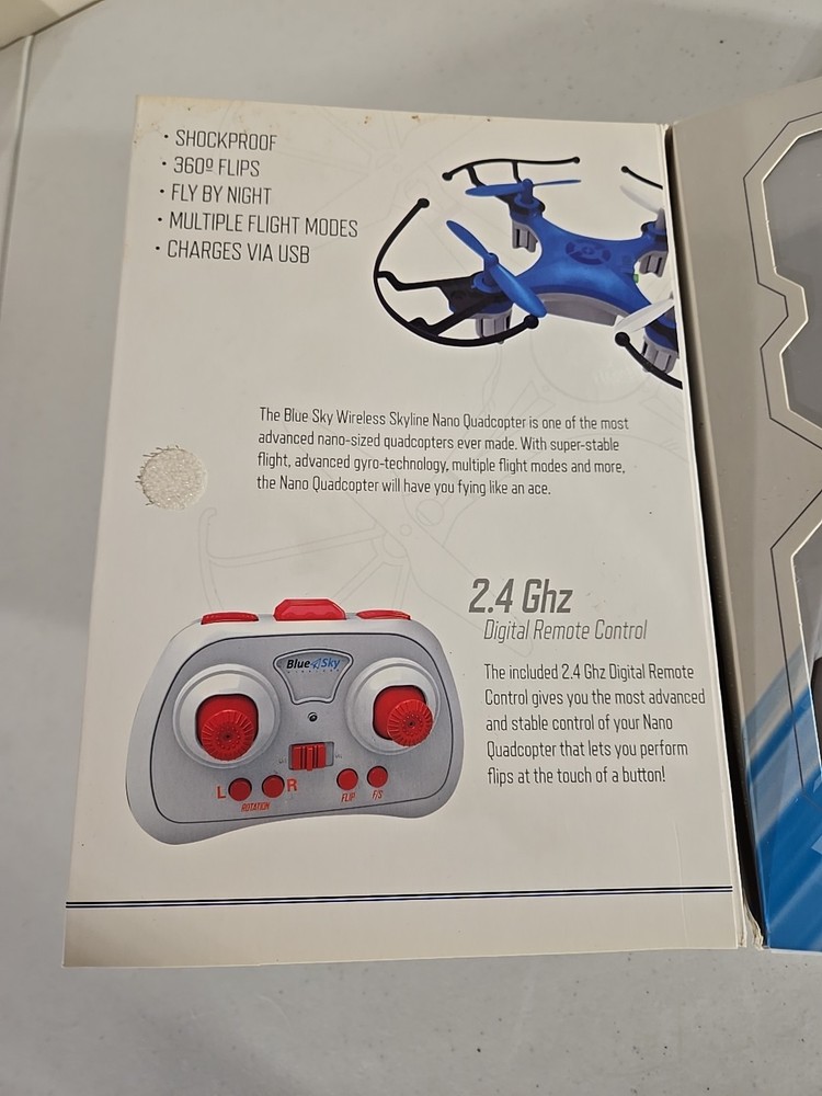 Blue Sky Skyline Wireless Nano Quadcopter