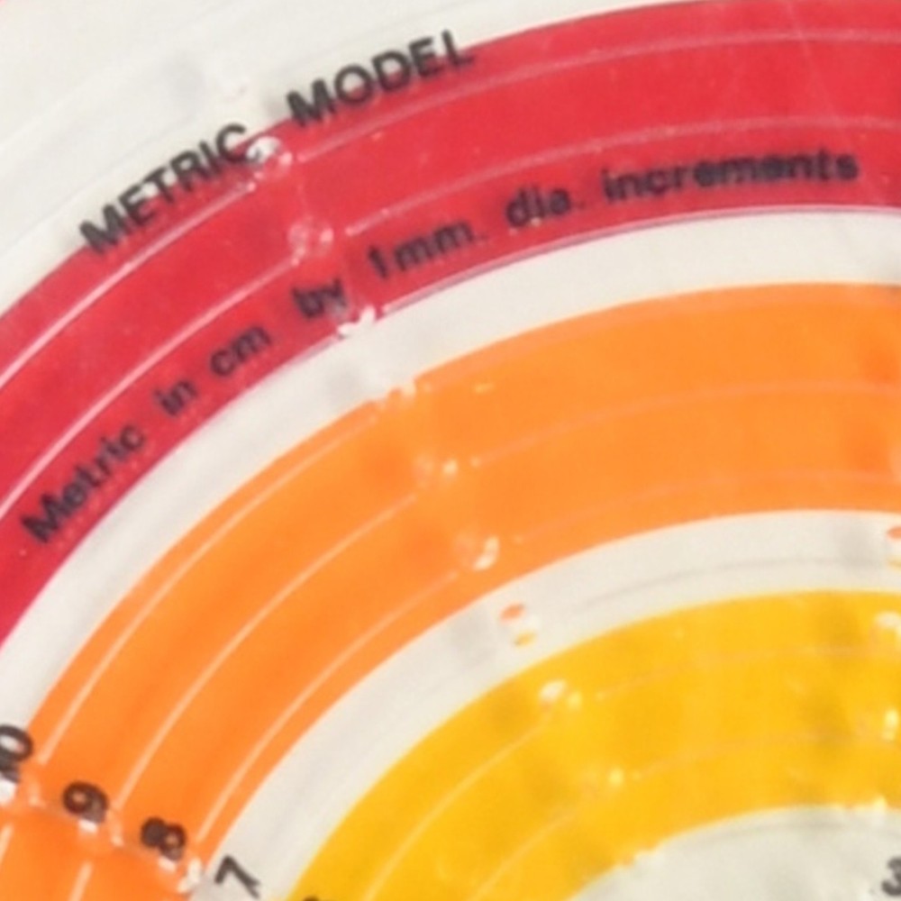 Berol CIRCLEOMETER Drafting Compass Metric 1mm Increments for Circle Drawing