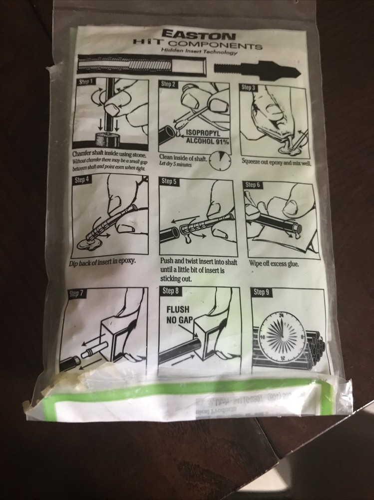 ST Hit Components Easton Authentic Components HIT Components Epoxy 16 GR 15 PCS