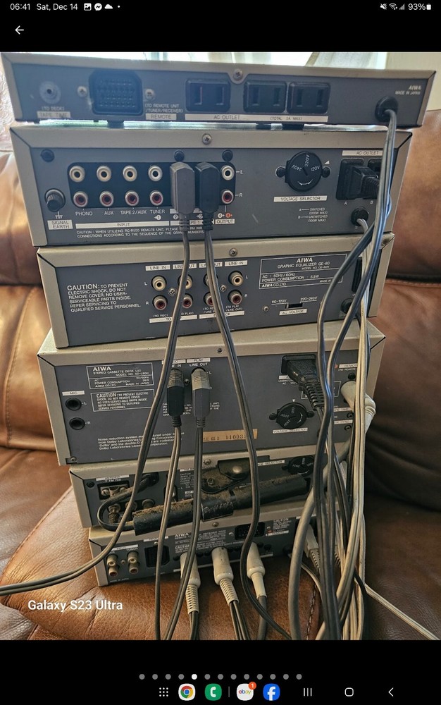 Aiwa Vintage Mini Stereo System