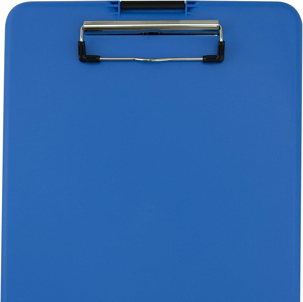 Saunders Blue Slimmate Plastic Storage Clipboard – Light Weight