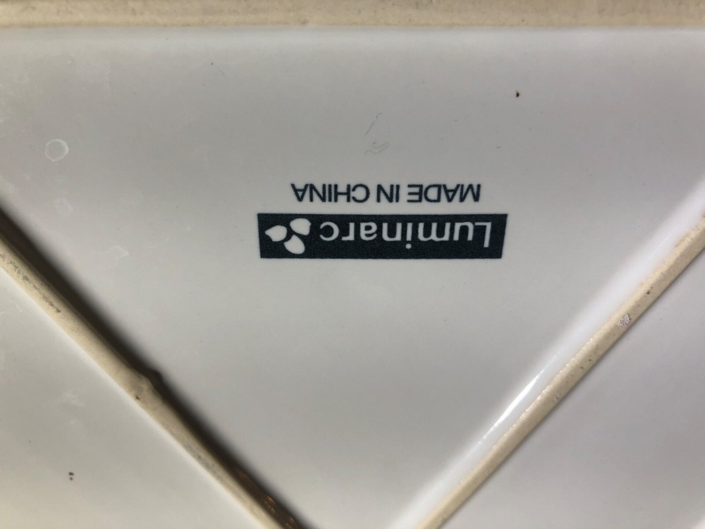 Luminarc Pool Billiards Rack Chip & Dip Serving Bowl Set