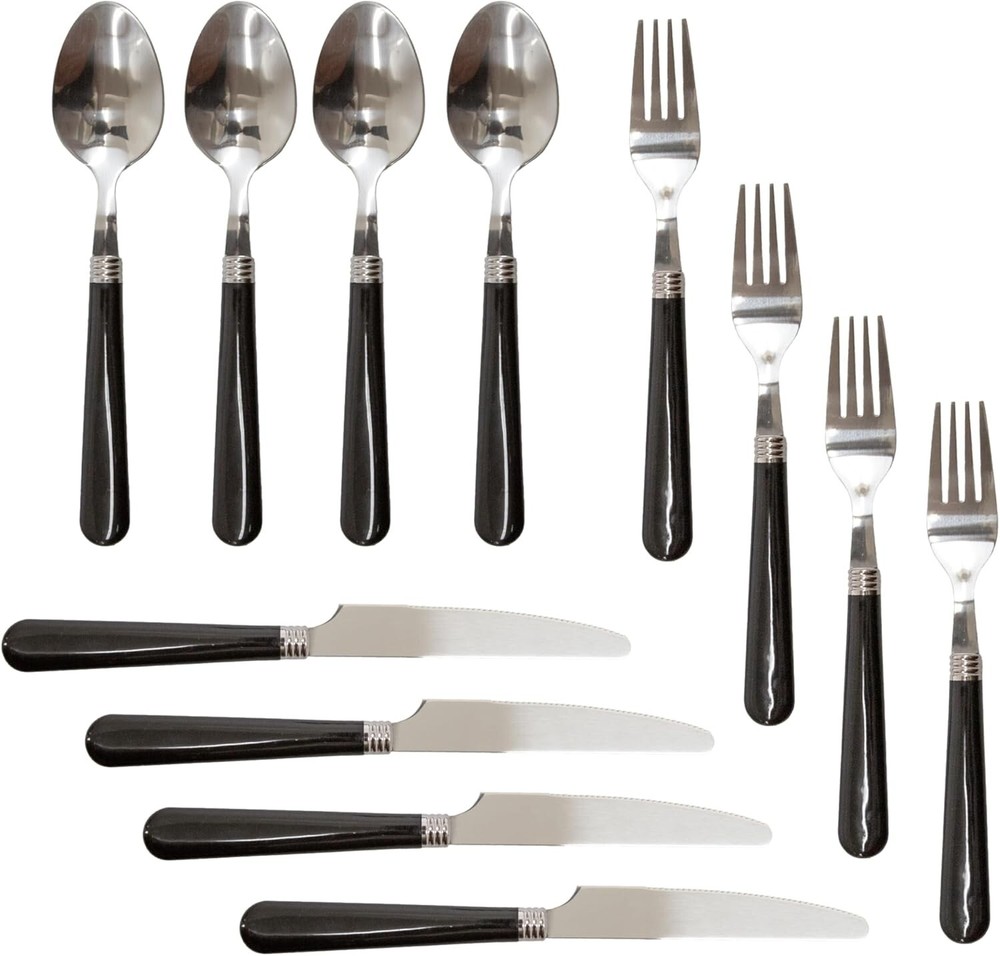 Portable 24-Piece Camping Tableware Set - Includes Plates, Mugs & Utensils