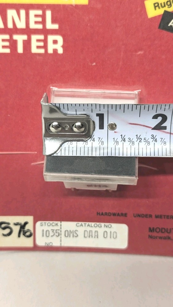 Modutec Panel Meter, DC Amperes, OMS DAA 010