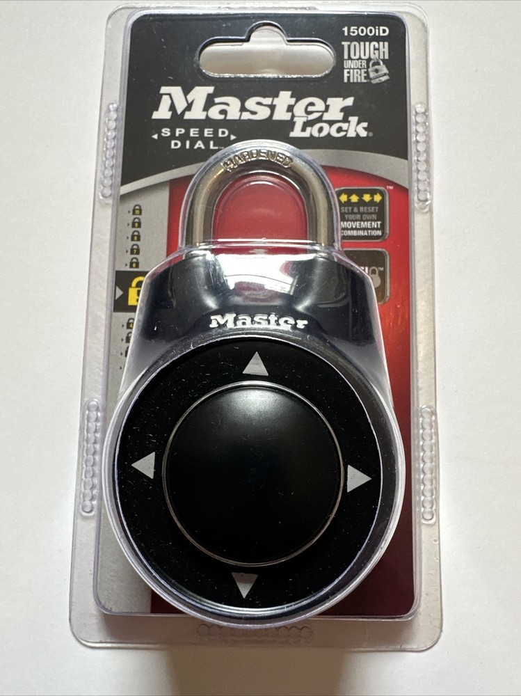 Black Master locks Speed Dial 1500iD Directional lock