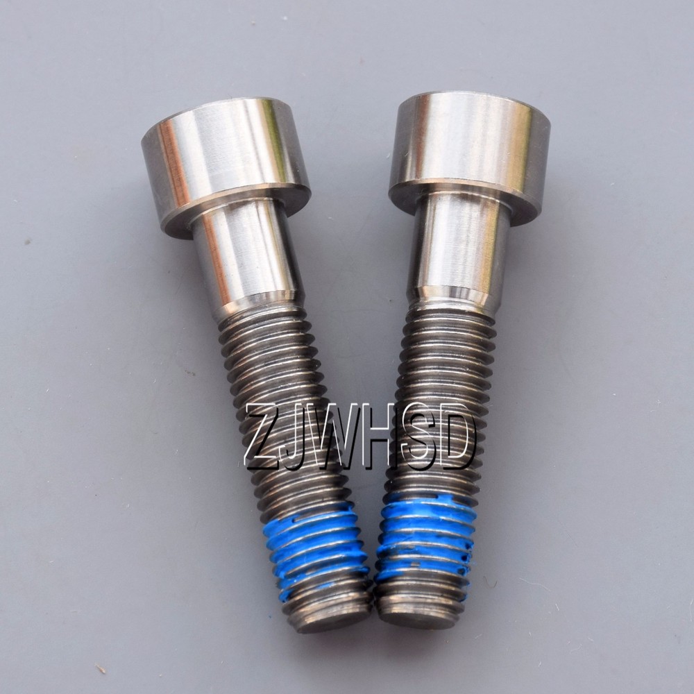 2pcs M9 x 1.25 x 40 Titanium Ti Screw Bolt Allen Hex Socket Cap Head +ThreadLock
