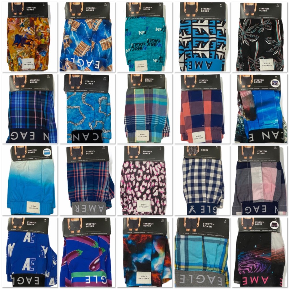 NWT AMERICAN EAGLE Stretch Boxer Underwear XS-S-M-L-XL #41