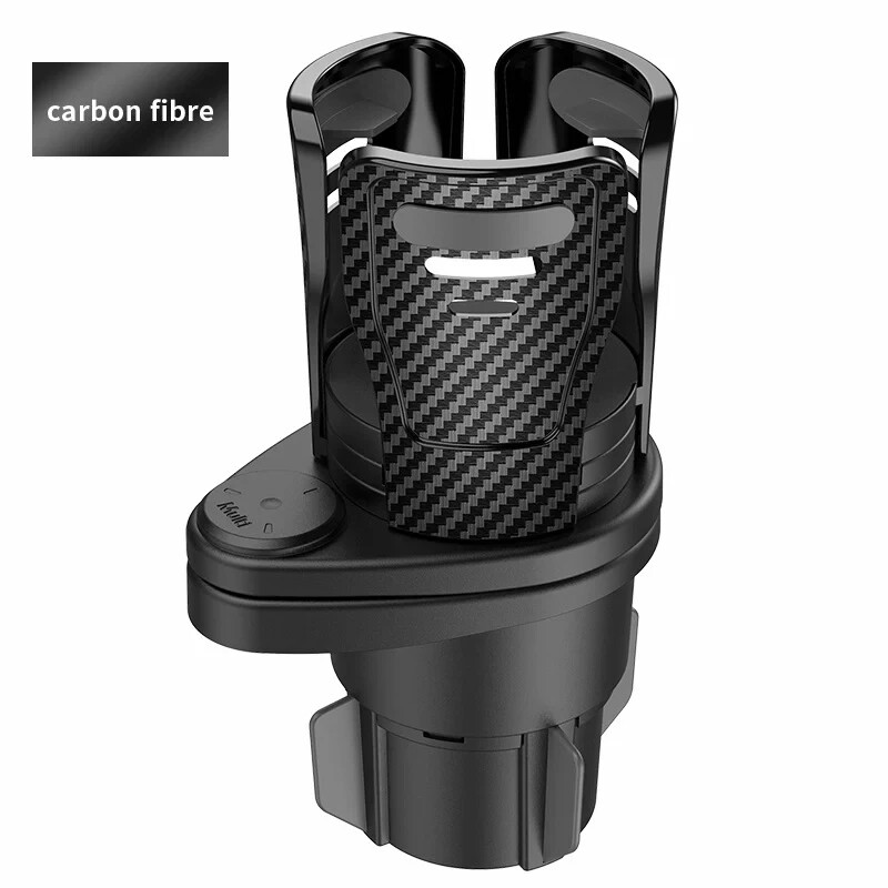 2 in 1 Expander Adapter Multifunctional Car Drink Holder Adapter with Adjustable