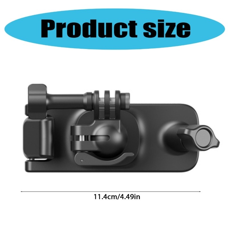 Backpack Clip Mount Holder Bag Belt Shoulder Strap Body Attachment Accessory