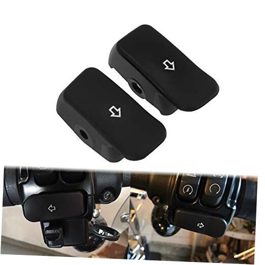 Motorcycle Turn Signal Switch Extension Cap Compatible with Harley Softail