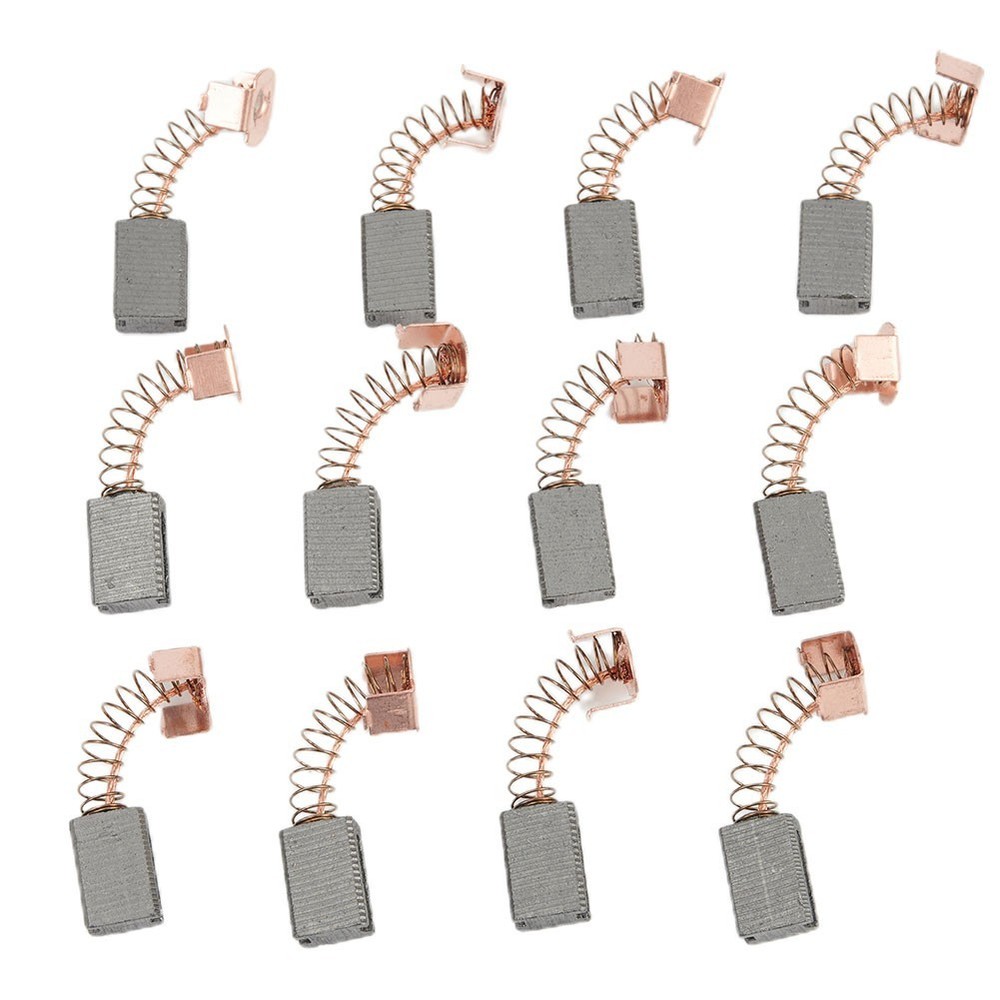 10 Pairs Angle Grinder Motor Carbon Brushes Replacement Part Power Tool