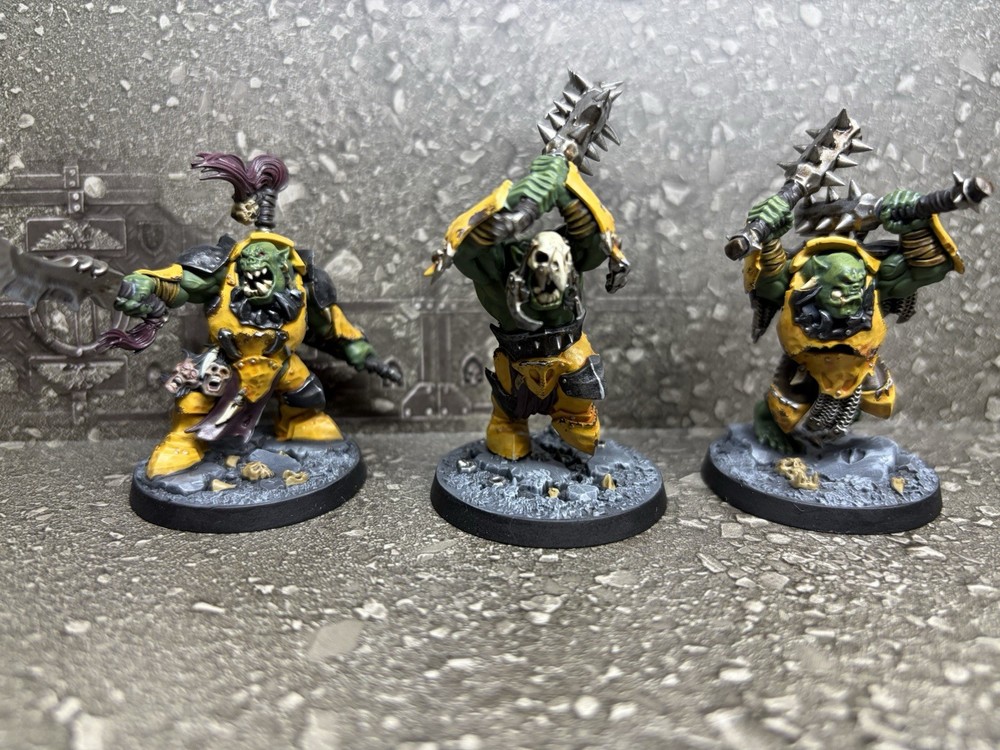 Painted Morgok’s Krushas - Warhammer Underworlds Warband AoS Orks