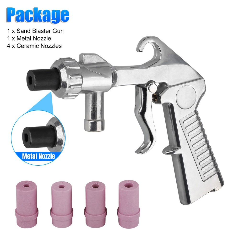 Sandblaster Air Cleaning Sandblasting Part Sand Blaster Nozzle Pneumatic Tool