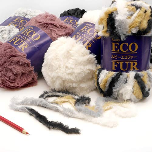 SKI YARN Ruby Eco Fur Yarn