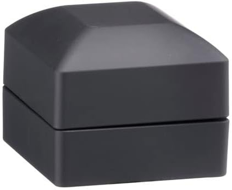 Allure - Luxury Ring Box with LED Light, Square Shaped Elegant Diamond Ring Case