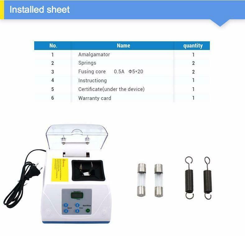 Dental Lab Digital Amalgamator with LCD Display Blending Capsule Mixer Green UPS