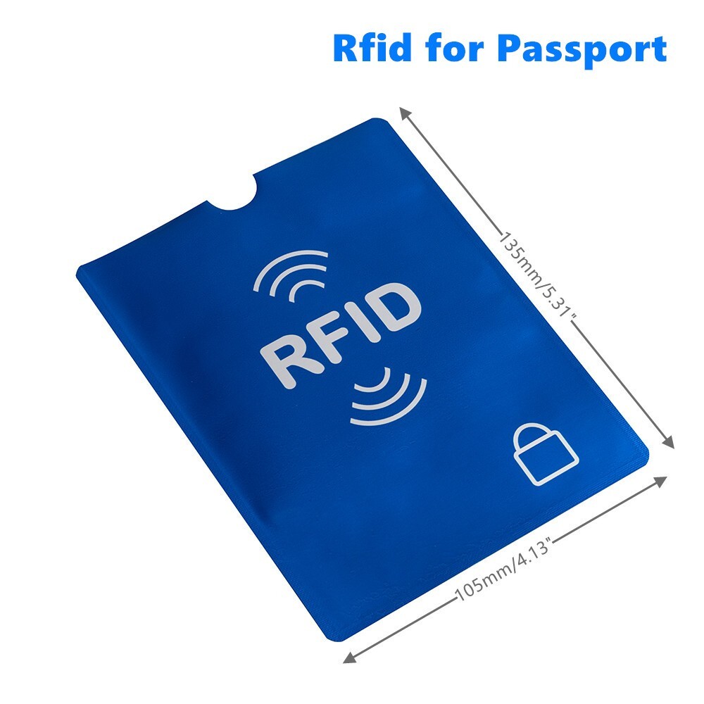 RFID Sleeve Debit/Credit Card Passport Protector Colored Blocking Holder