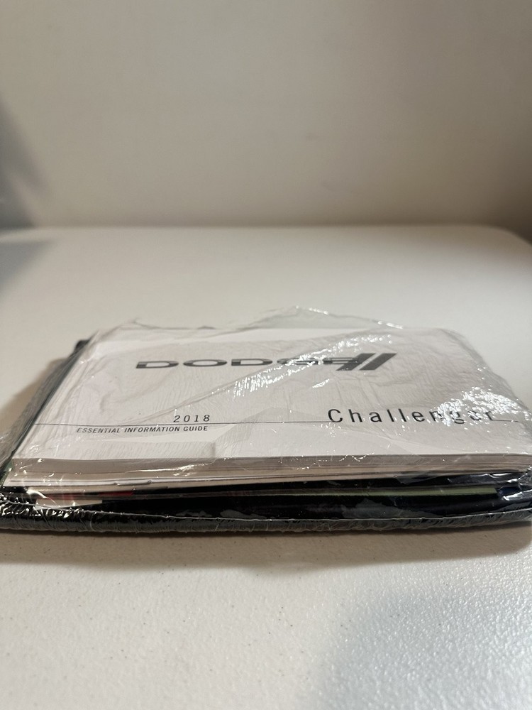 2018 Dodge Challenger Owner's Manual Set OEM