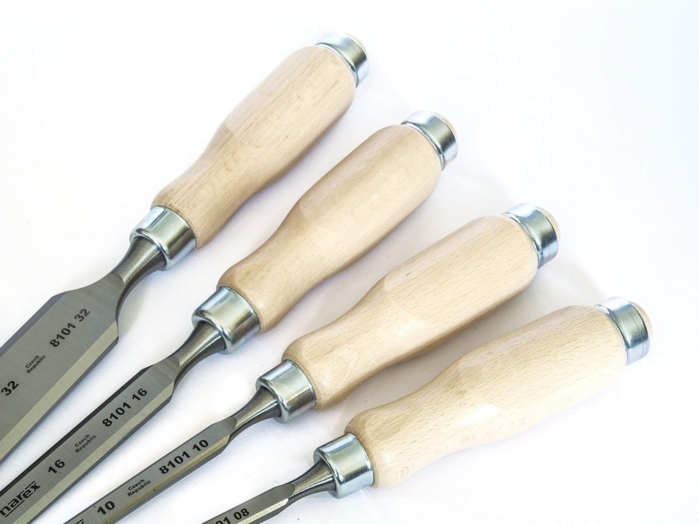 Narex Chisel Set 4 Pieces 8/10/16/32
