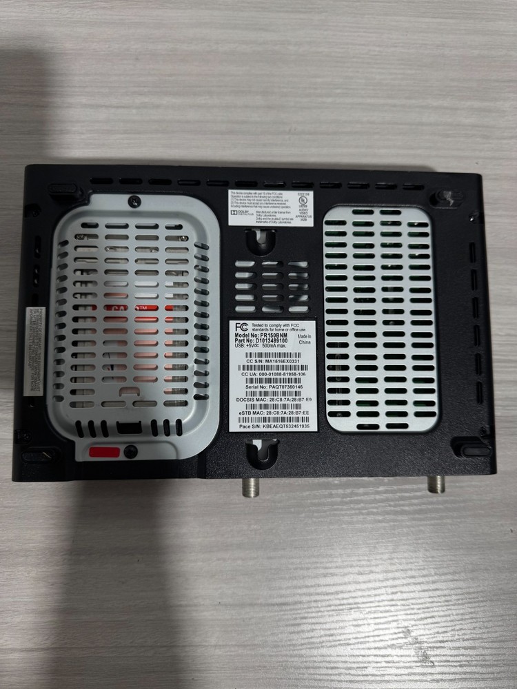 Xfinity PR150BNM D1013489100 Digital Set Top Cable Box