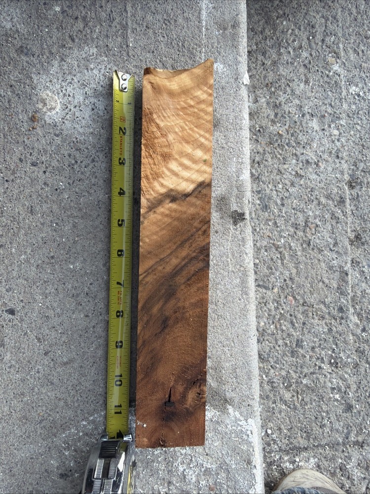 English Walnut Handle Blank Billet Figured A14