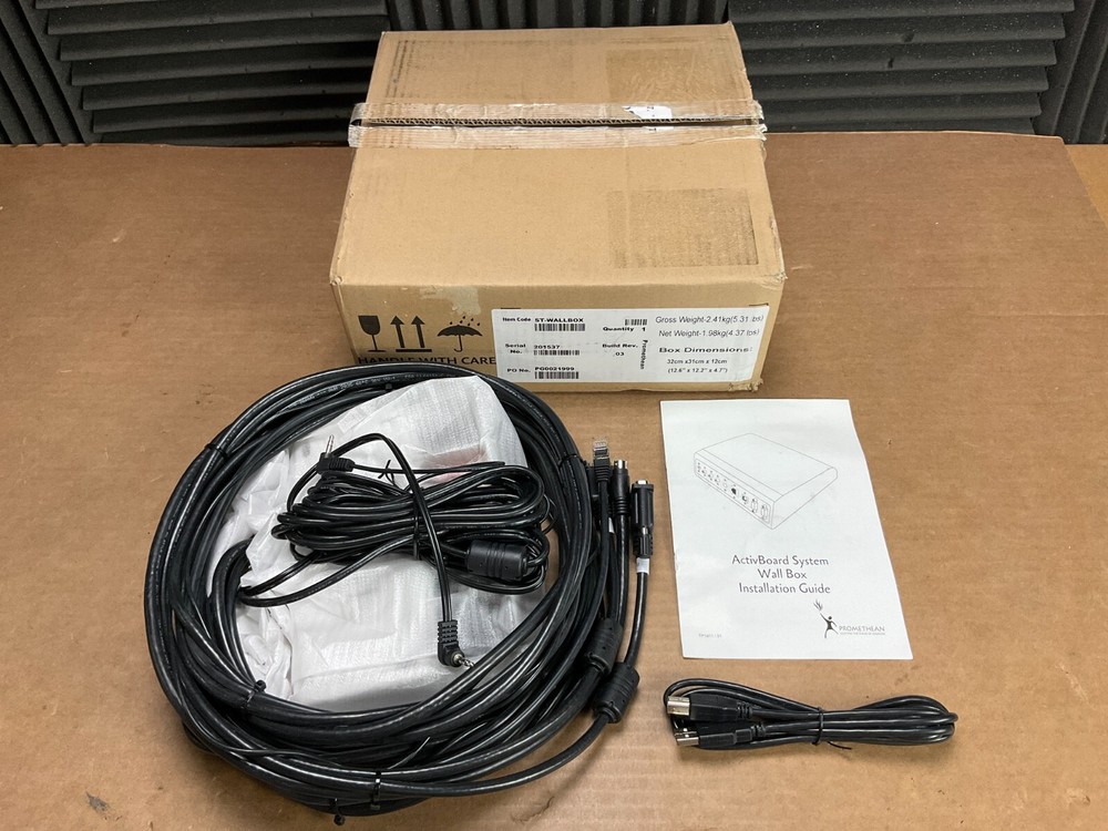 Promethean ActivBoard System Wall Box ST-WALLBOX ❤️️✅❤️️✅ NEW! SEALED INSIDE!