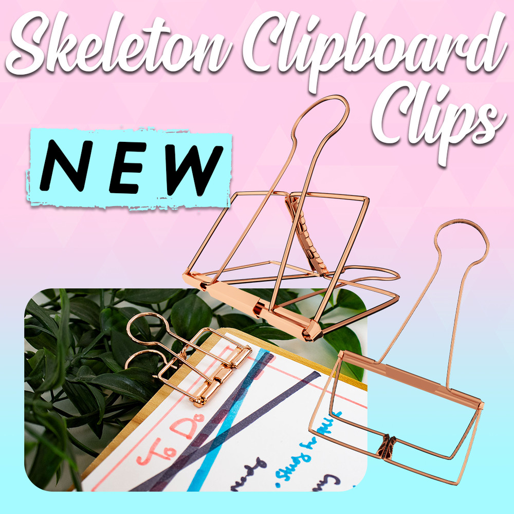 Rose Gold Skeleton Clip