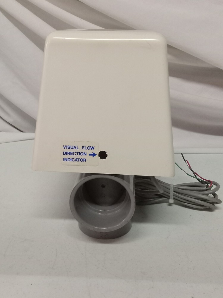 Heliotrope Flo-Verter HM 4000 12 VAC Motorized 2" CPVC 3-Way Diverting Valve NOS