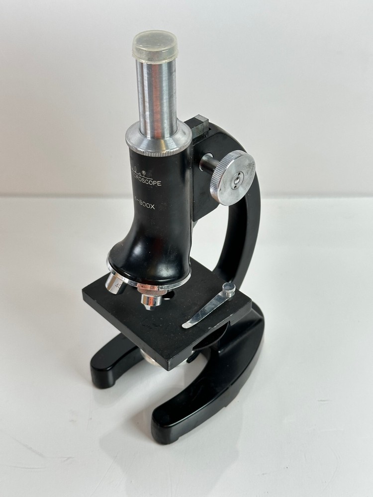 Selsi 100x-800x Microscope w/ Wood Case