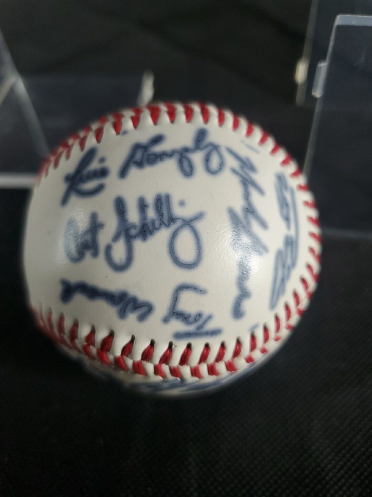 Team Autographed Randy Johnson Baseball Detailed Pics Boxed Auto Signed **