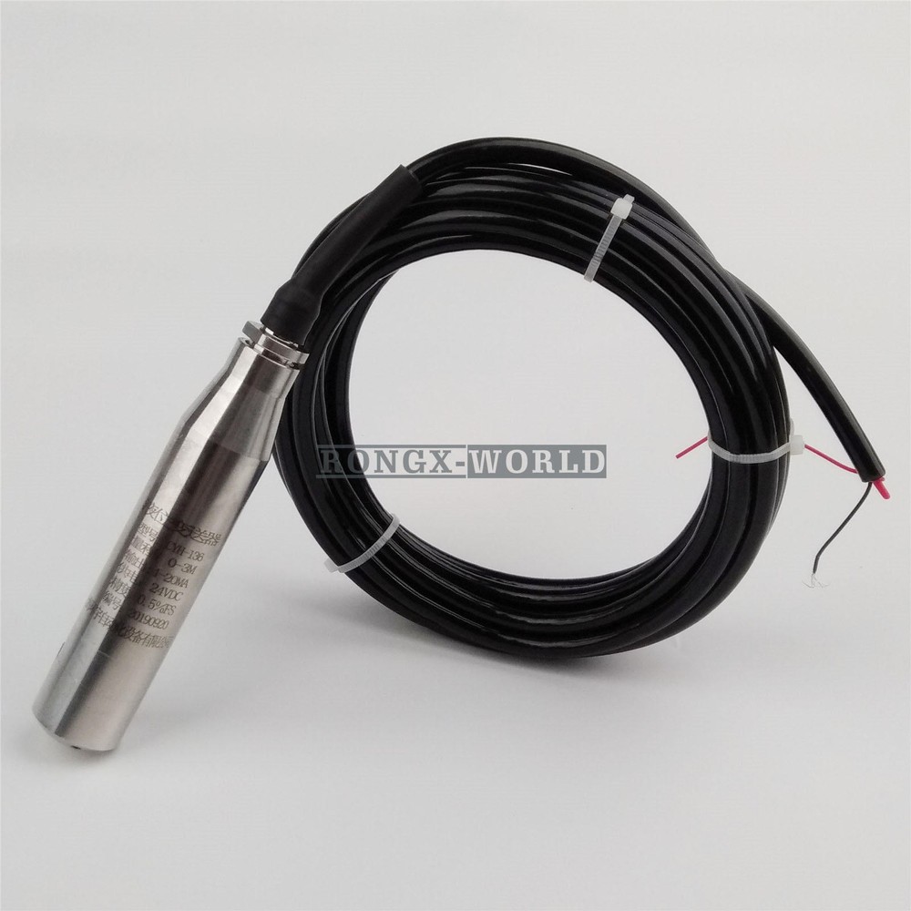 1PC NEW 4-20MA 3.0m Range Water Level Transmitter Liquid Level Transducer Sensor