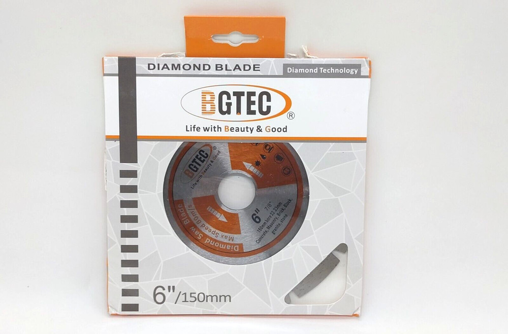 BGTEC Diamond Blade Diamond Technology 6"/150mm