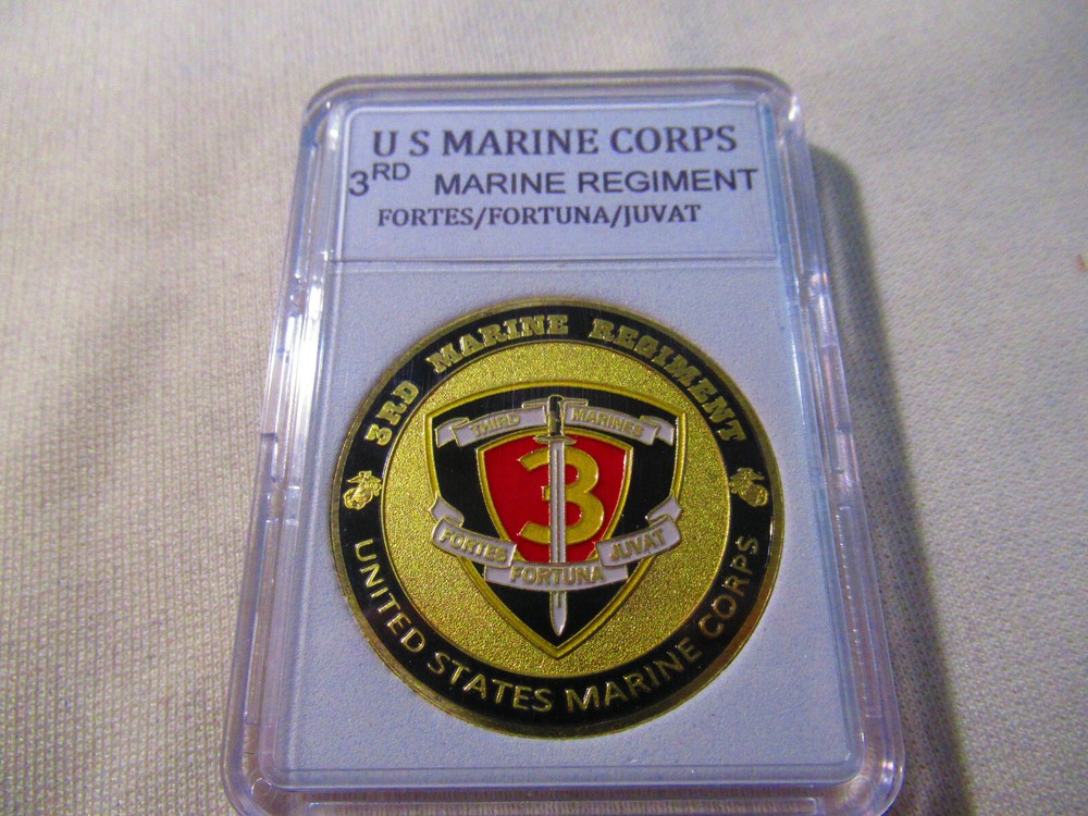 US MARINE CORPS - 3rd MARINE REGIMENT Challenge Coin
