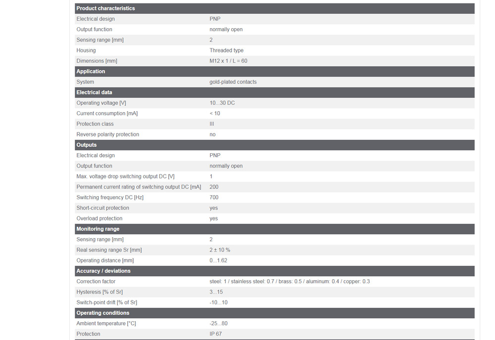 IFM IF5508 Inductive Sensor 10...30 DC PNP New