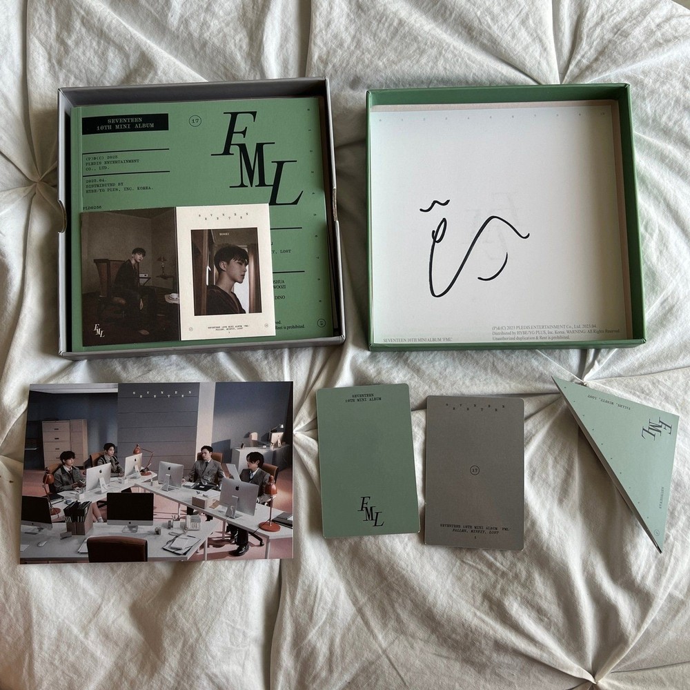 seventeen WONWOO signed album