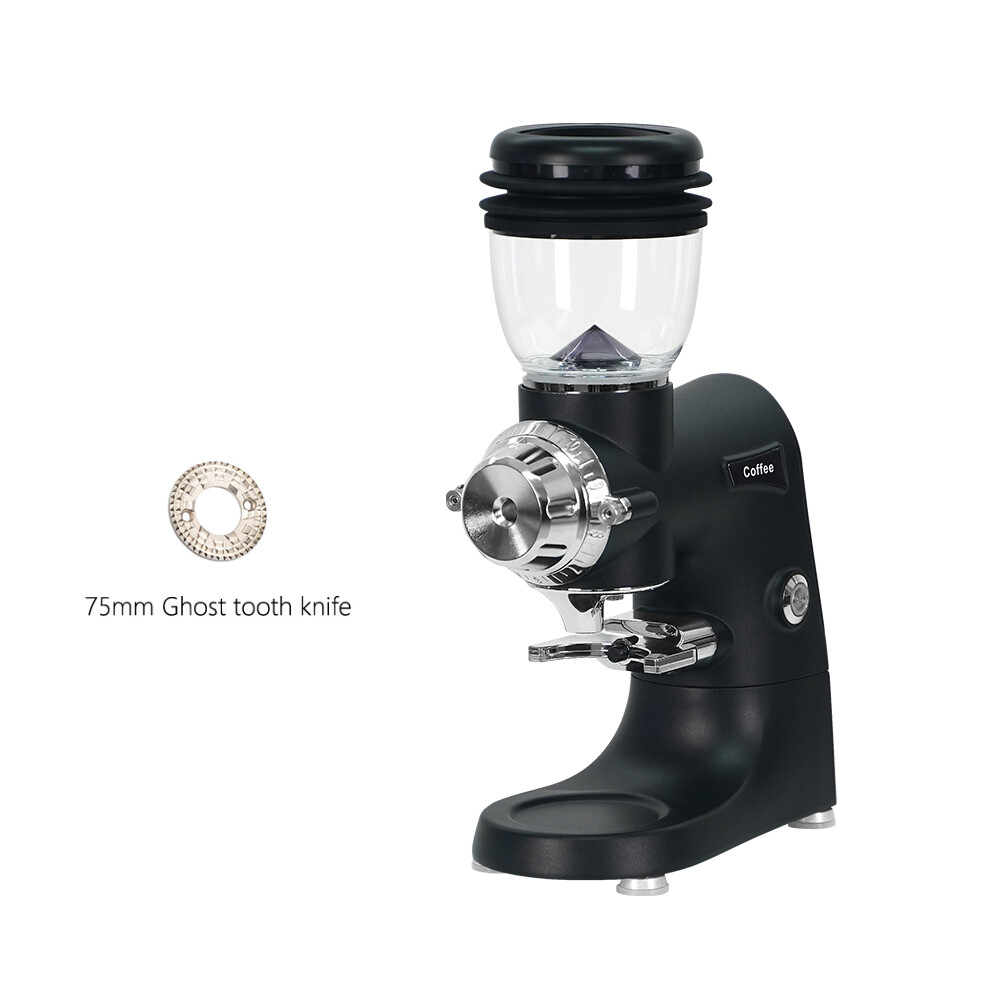 Automatic Coffee Mill Coffee Grinder 74MM Ghost Teeth Burr/Flat Burr 110-240V