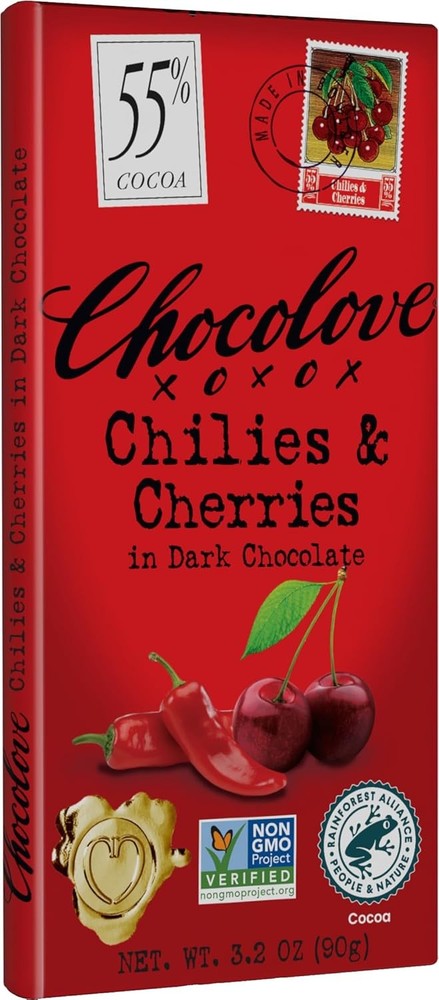 Dark Chilies & Cherry Bar