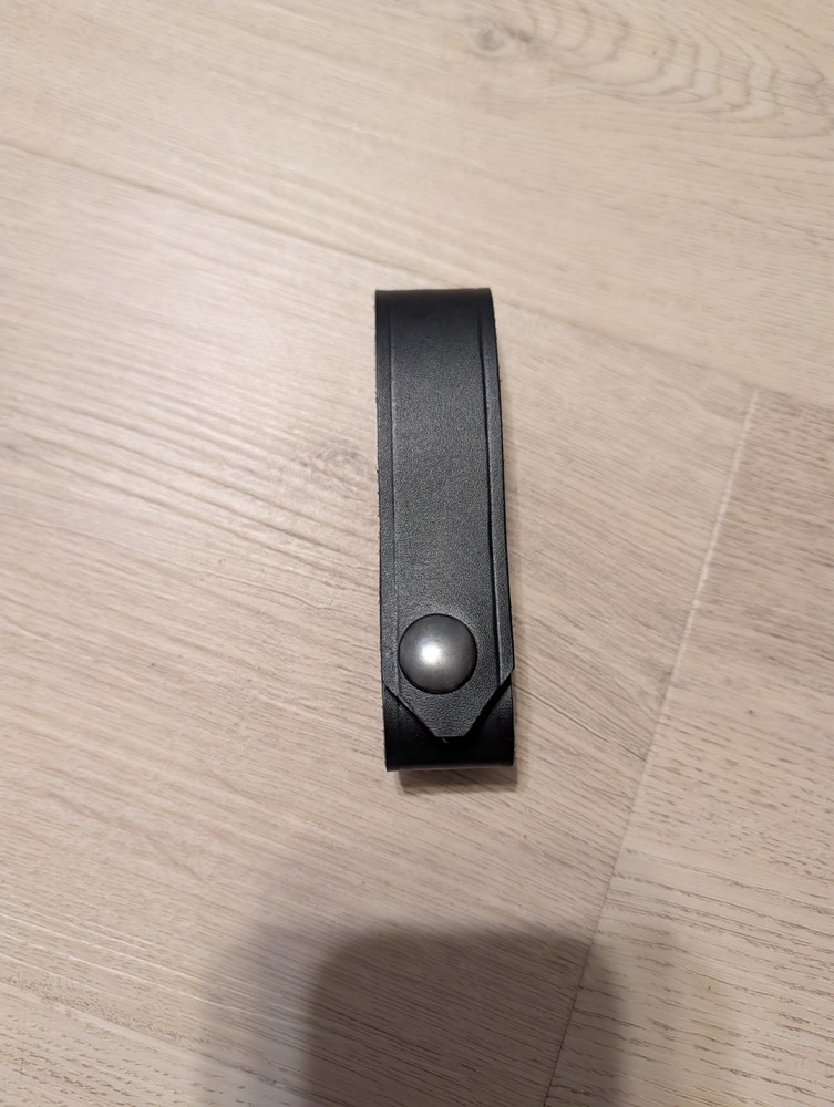 Leather Duty Belt Handcuff Strap for 2" belt - Handmade
