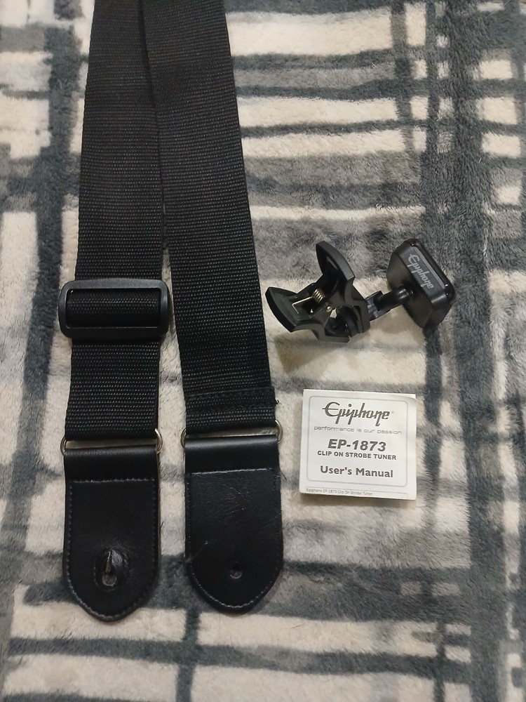 Epiphone ES-1873 Tuner and Strap