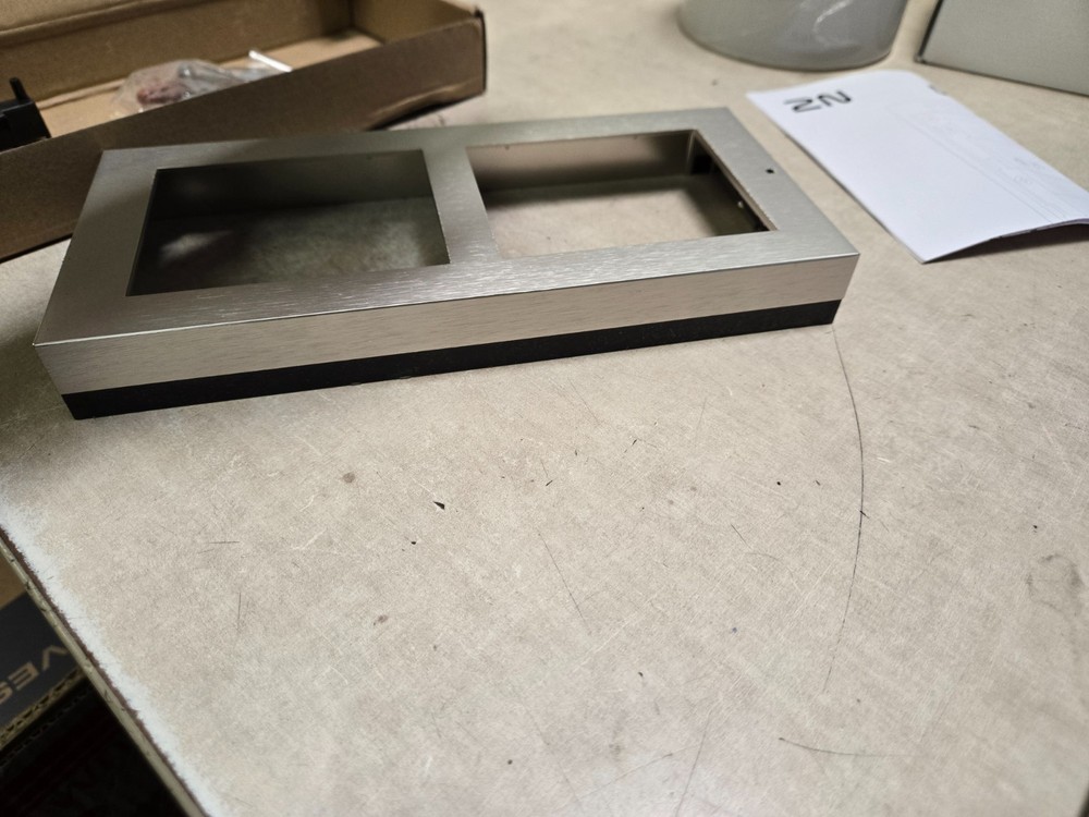 2N IP Intercom frame 2-Module surface mount 9155022 New Open Box