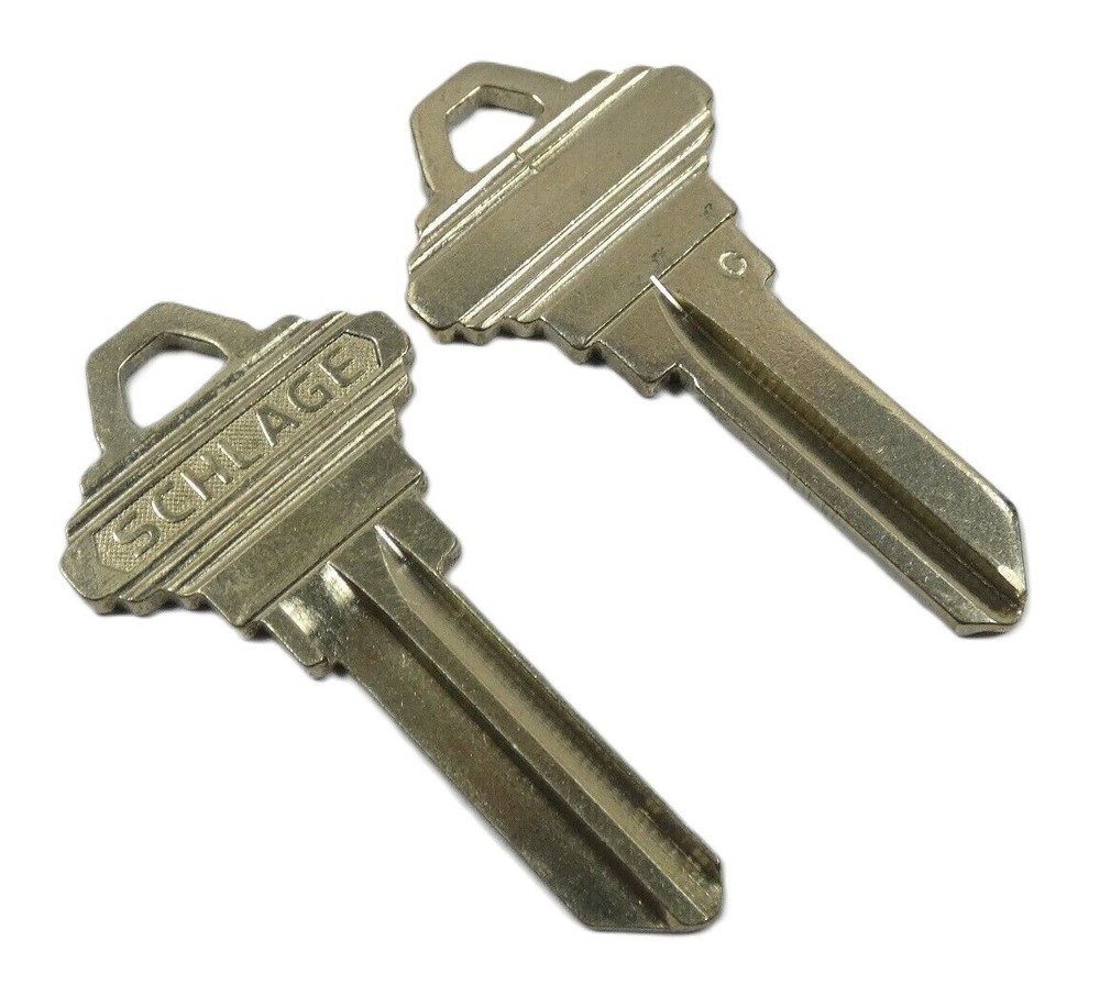 2 Schlage Original "C" 35-100C Key Blanks 5-Pins