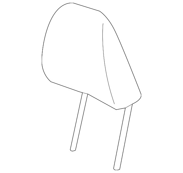 Genuine Honda Headrest 81140-TR3-A21ZB